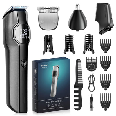 Kensen S30™ – 4-i-1 Trimmer m. LED & Lang Batteritid (IPX7)