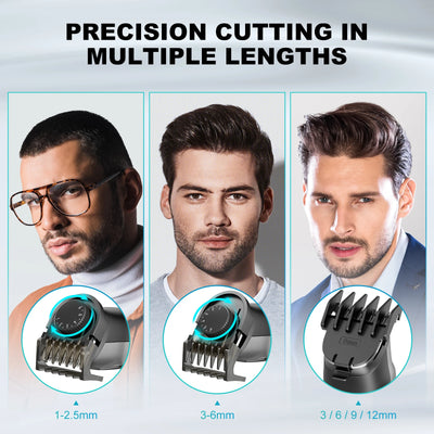 Kensen S30™ – 4-i-1 Trimmer m. LED & Lang Batteritid (IPX7)